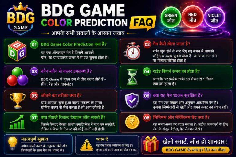 BDG Game Color Prediction Guide
